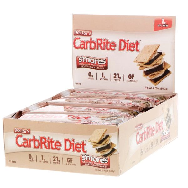 CAJA CARBRITE DIET BAR CHOCOLATE SMORES