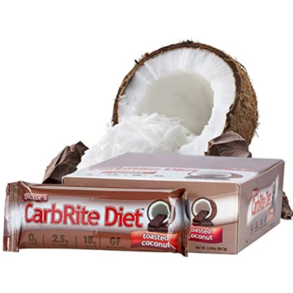 CAJA CARBRITE DIET BAR TOASTED COCONUT