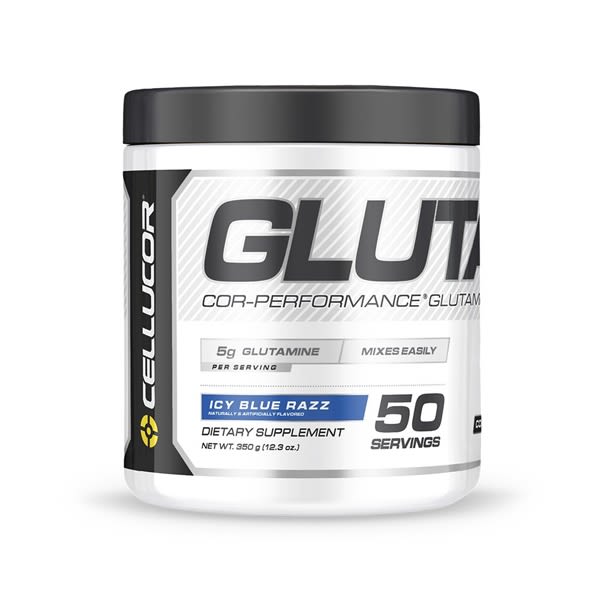 GLUTAMINA CELLUCOR 50 SERV. BLUE RAZZ
