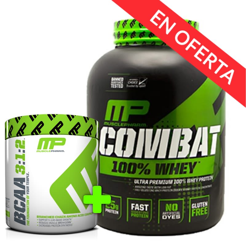 PACK COMBAT WHEY 5 LBS + BCAA CORE