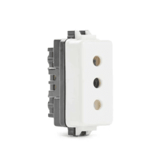 MODULO TOMA CORRIENTE 10A-250V BCO. (1501-BL)