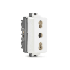MODULO TOMA CORRIENTE 2P+T 10-16A 250V BCO. (1502-BL)