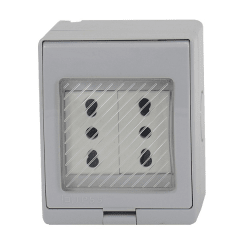 HYDROBOX CON ENCHUFE DOBLE 10/16A STANFORD MOD. HB-9020