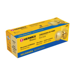CERRADURA POMO HABITACION BRONCEADA HERMEX #23563