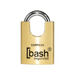 CANDADO BRONCE LISO CON CUBRE-GANCHO BASH LINEA SCG 50MM
