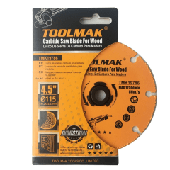 DISCO DE SIERRA DE CARBURO P/MADERA 4.1/2 TOOLMAK TMK19786