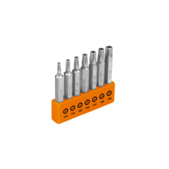 JUEGO 7 PZAS. PUNTAS TORX TRUPER #17813