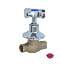 LLAVE PASO SO-SO C/CAMPANA MAN.CRUZ 1/2 BRONCE