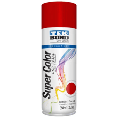 PINTURA AEROSOL ROJO 400ML TEK BOND