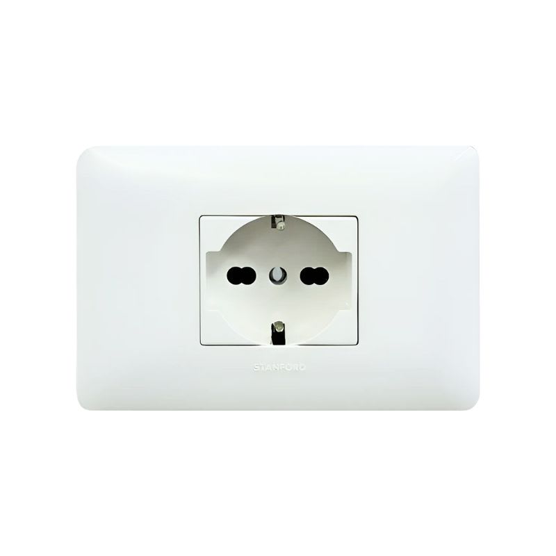 ENCHUFE SCHUKO 16A BLANCO STANFORD 29291