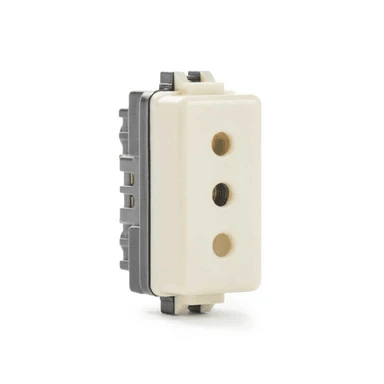 MODULO TOMA CORRIENTE 10A-250V MARFIL (1501-MF)1