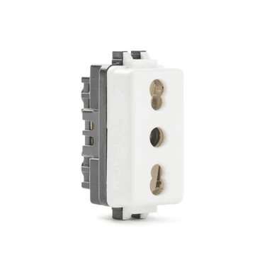 MODULO TOMA CORRIENTE 2P+T 10-16A 250V BCO. (1502-BL)1