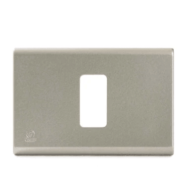 PLACA 1 PTO. NEVADA CHAMPAGNE C/SOPORTE  (1521-CH)1