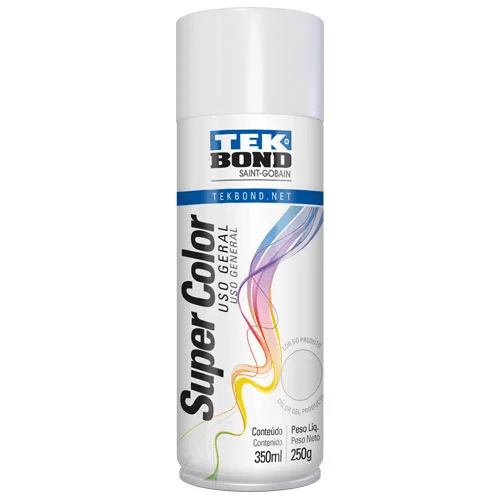 PINTURA AEROSOL BLANCO MATE 400ML TEK BOND1