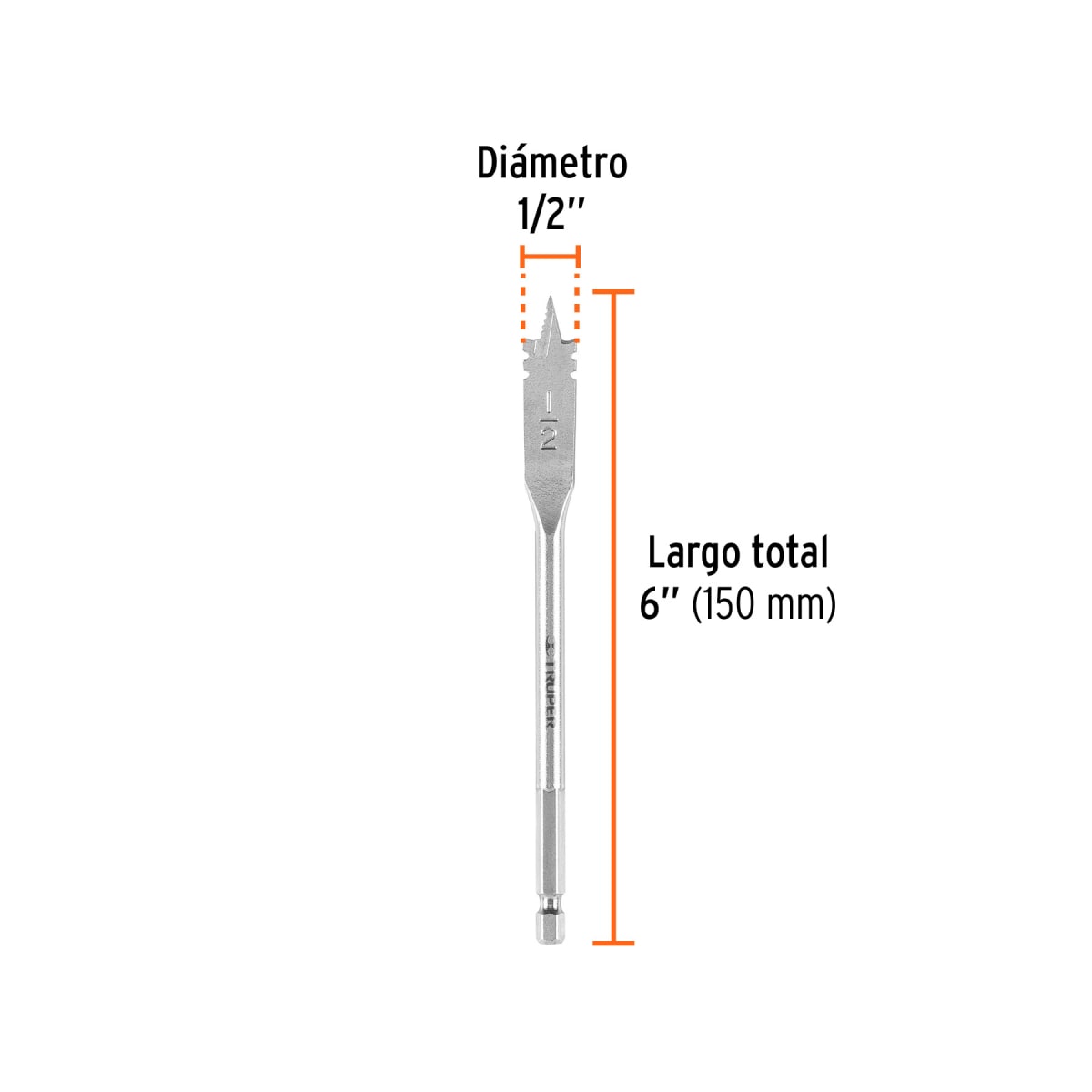 BROCA PLANA 1/2 TRUPER #113724