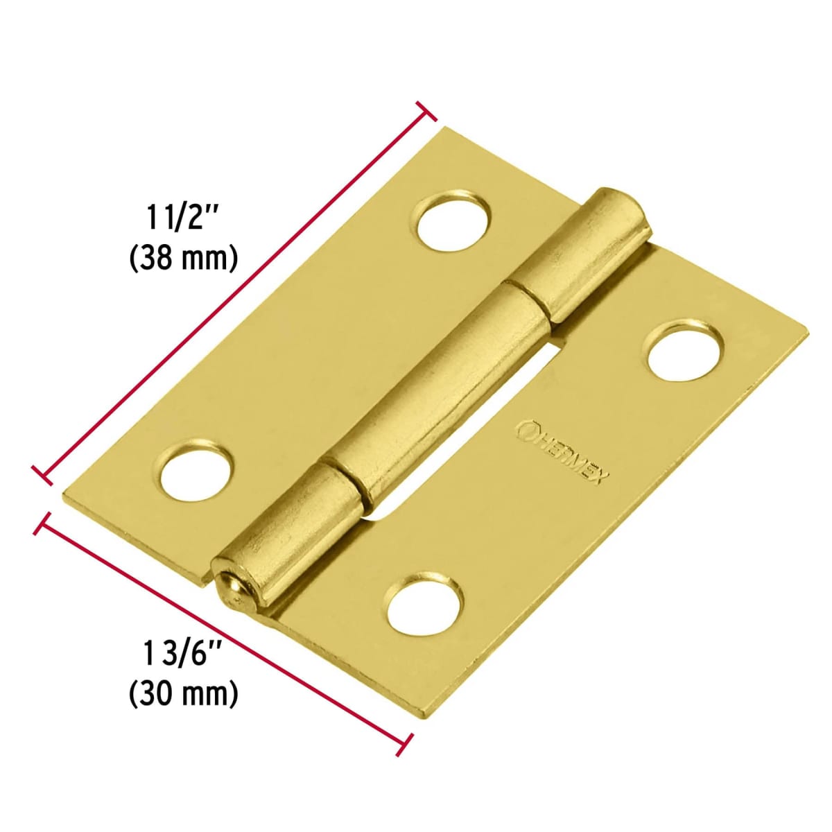 BISAGRA RECTANGULAR 1.1/2' HERMEX BR-1512