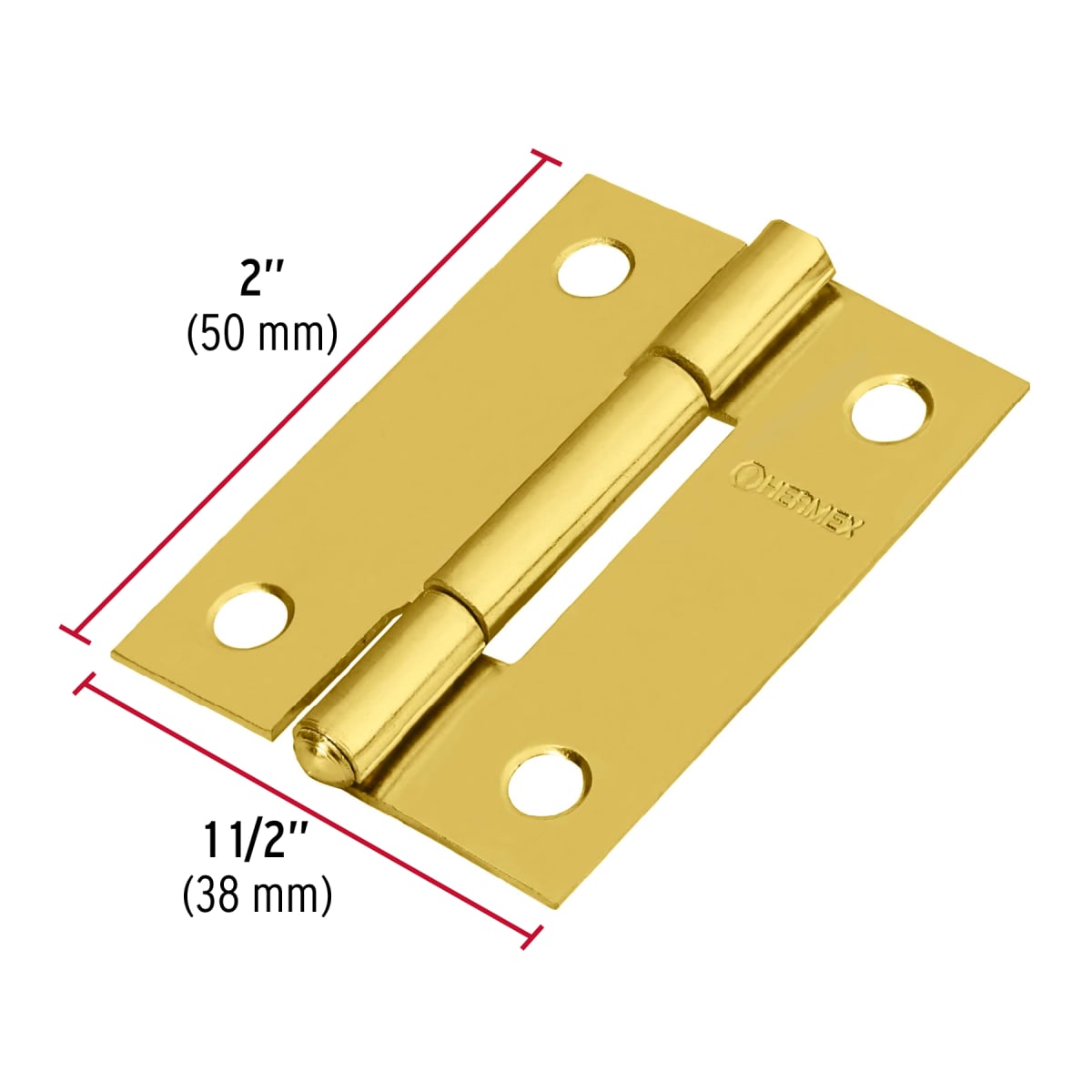BISAGRA RECTANGULAR 2' HERMEX BR-2012