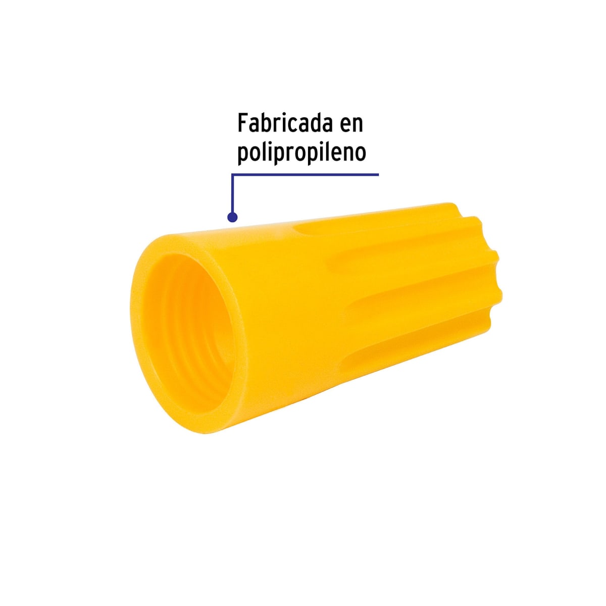 CONECTOR TIPO GORRO #10-12 AWG (AMARILLO) VOLTECK #473283