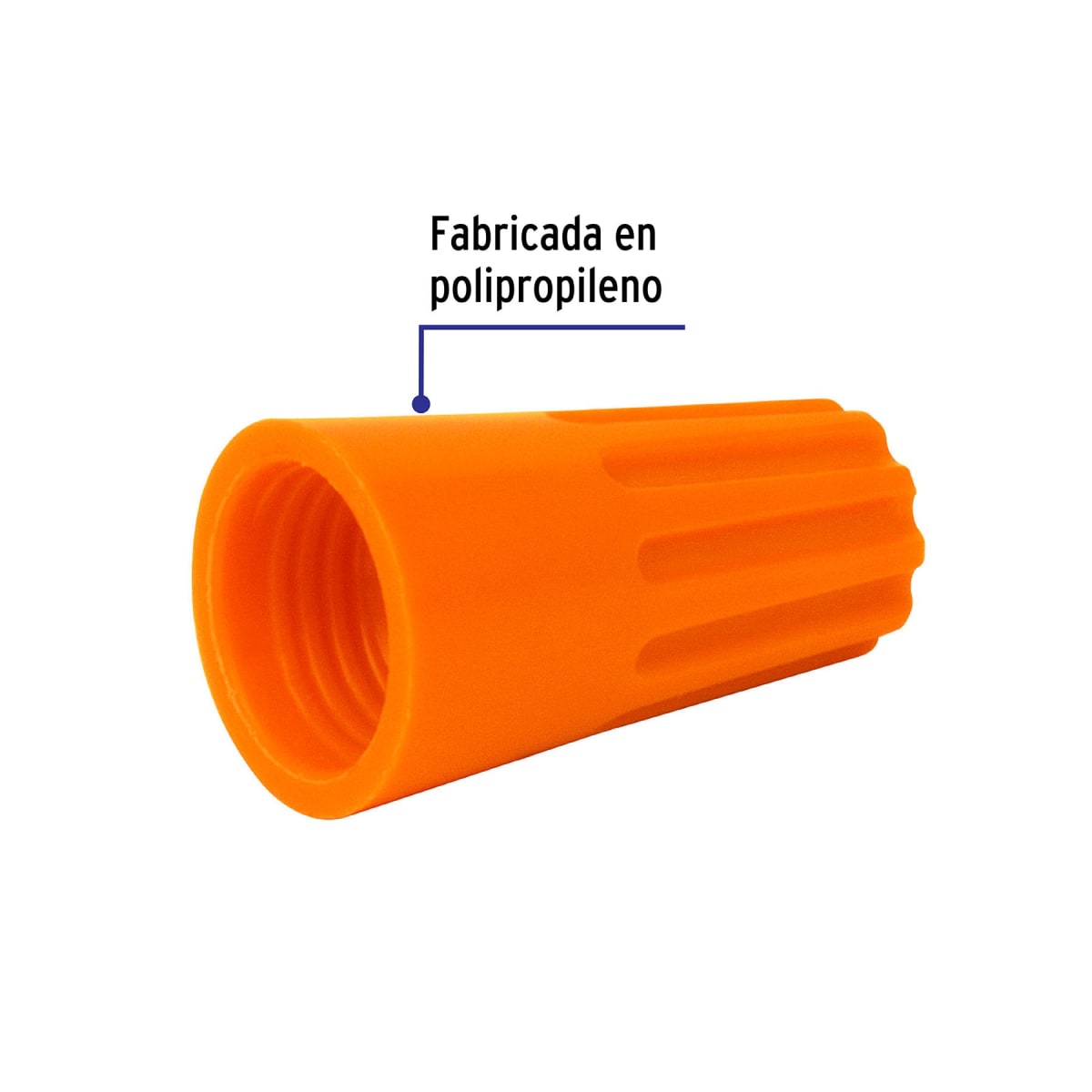 CONECTOR TIPO GORRO #12-14 AWG (NARANJO) VOLTECK #473293