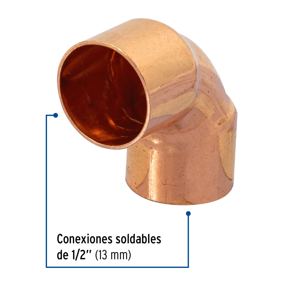 CODO COBRE SOLDAR 1/2' FOSET2