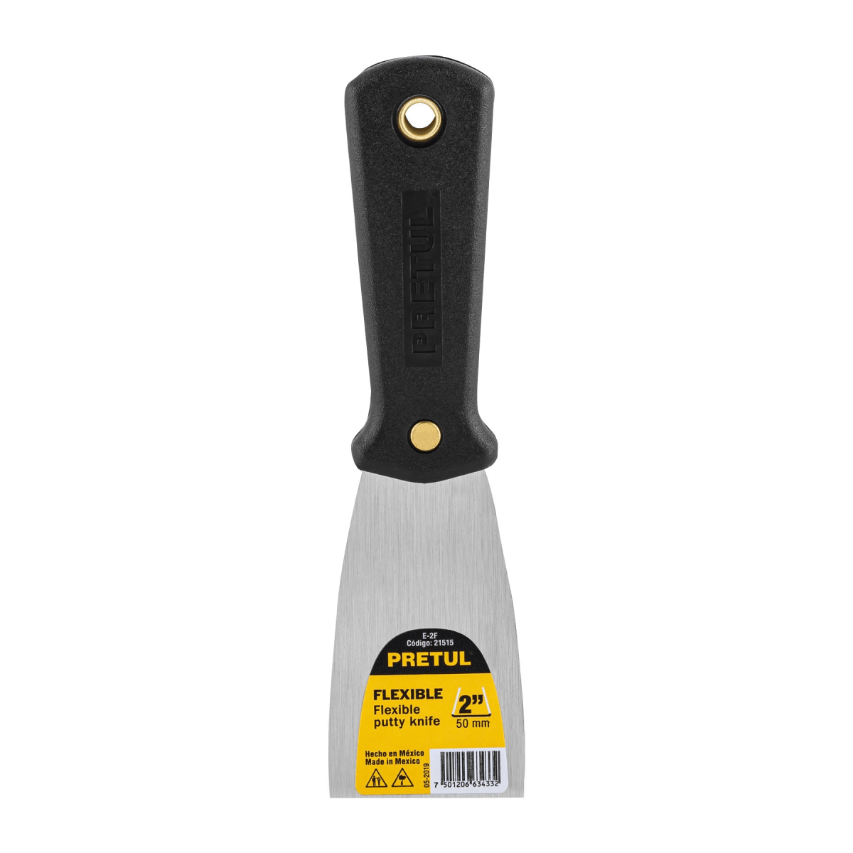 ESPATULA FLEXIBLE 2' M/PLASTICO  PRETUL E-2F1