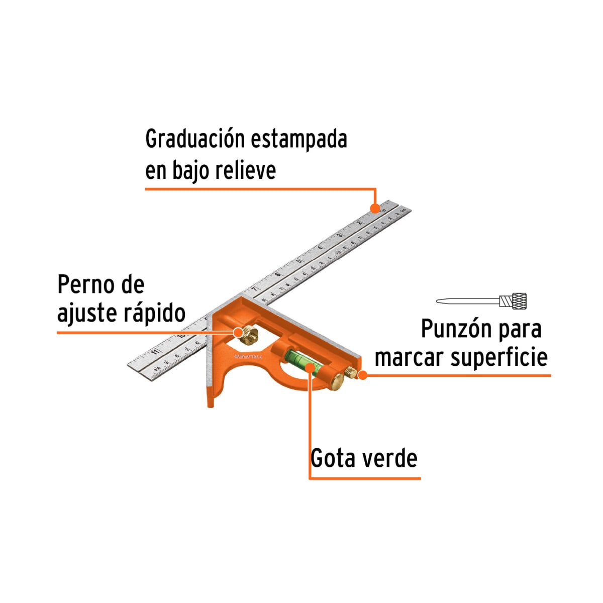 ESCUADRA COMBINACION TRUPER ECT-124
