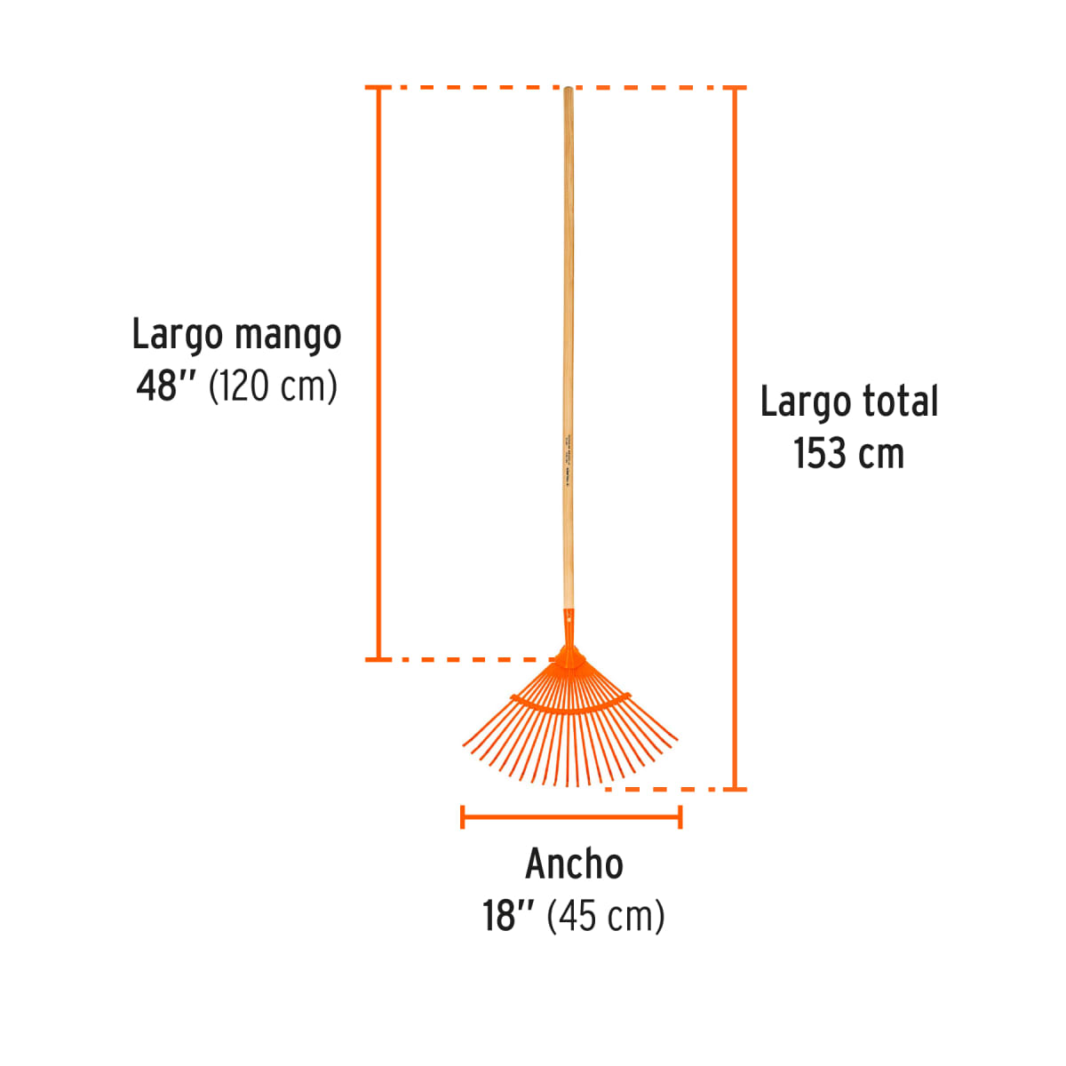 BARREHOJAS METAL CURVA 22 DTES. TRUPER EM-224