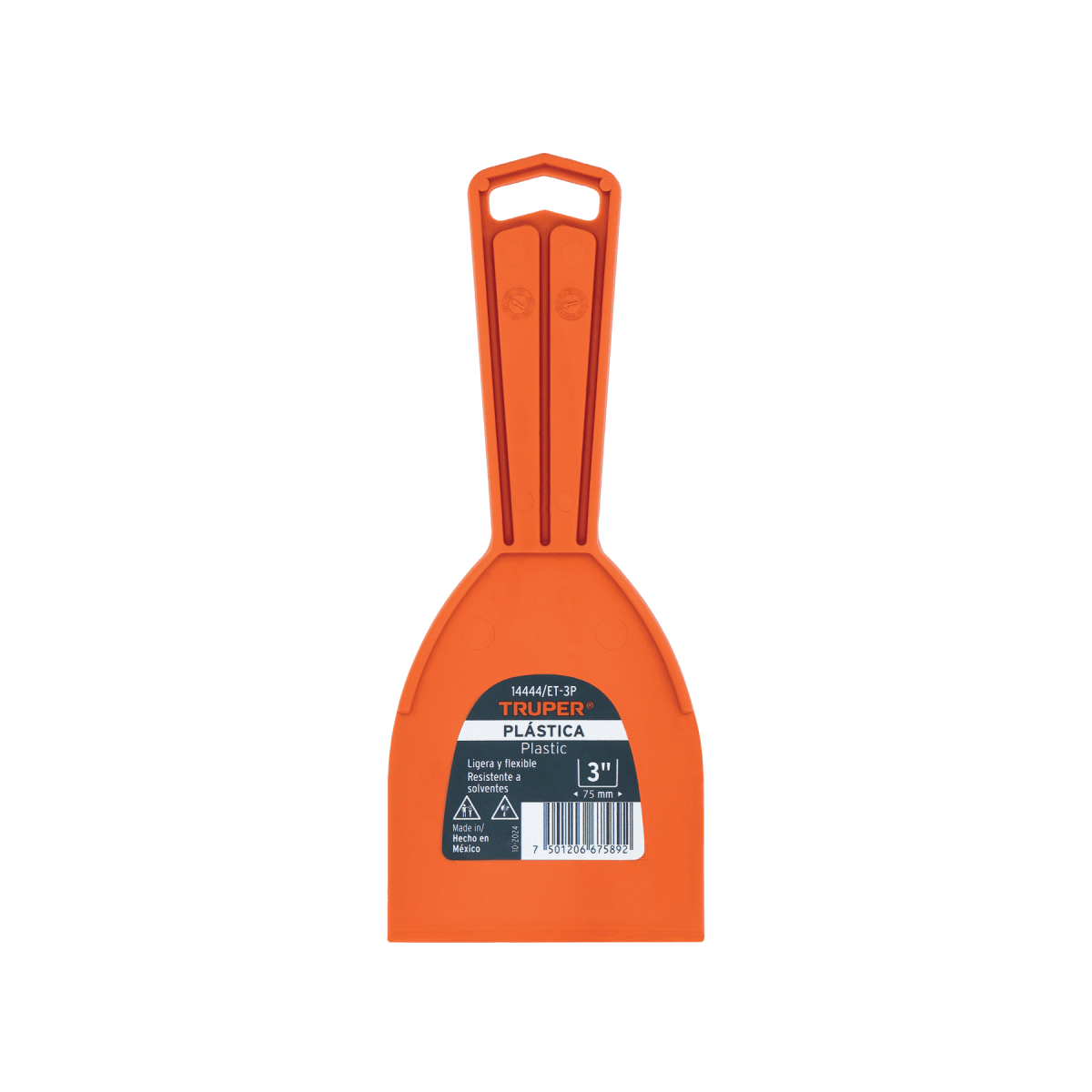 ESPATULA PLASTICA 3' FLEXIBLE TRUPER ET-3P1