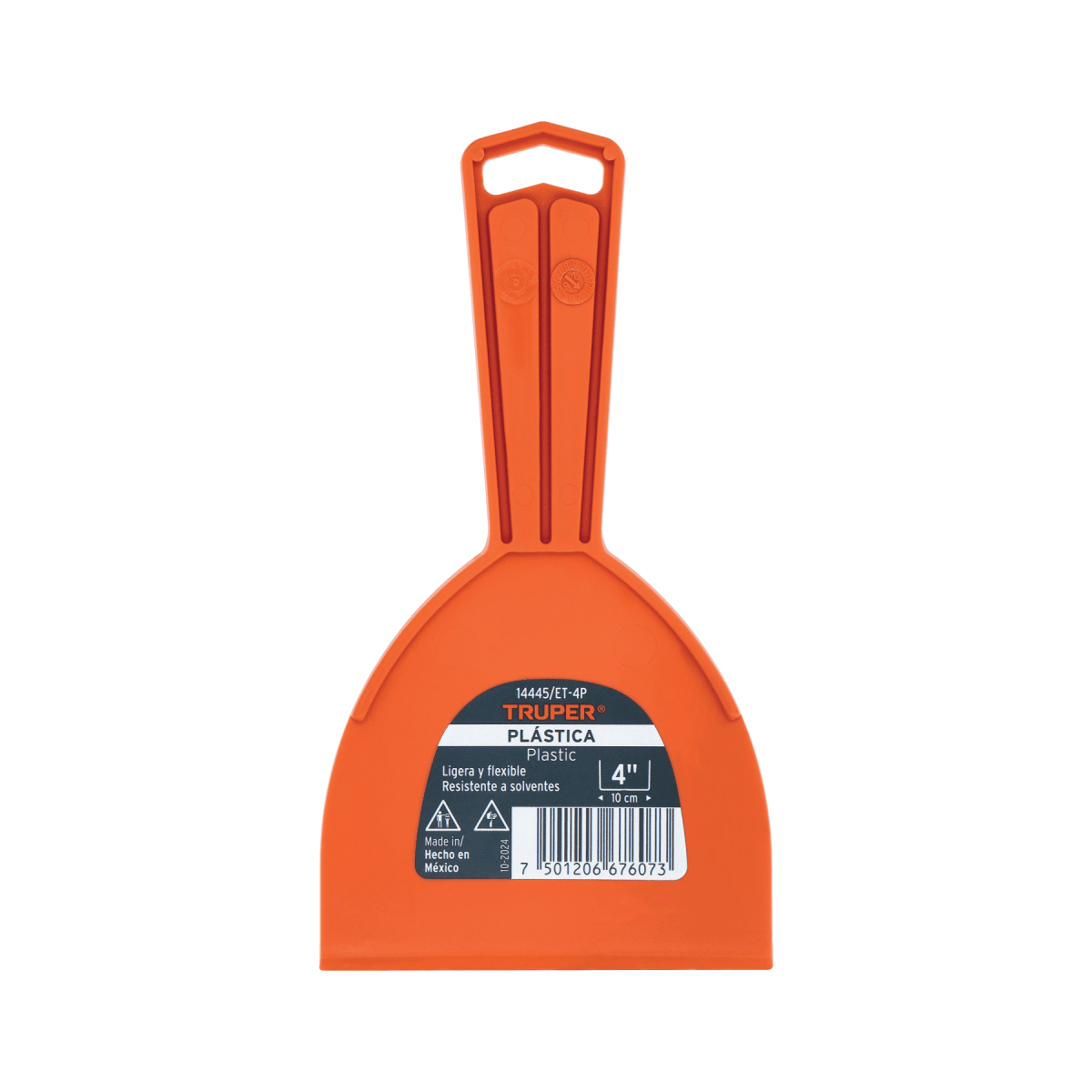 ESPATULA PLASTICA 4' FLEXIBLE TRUPER ET-4P1