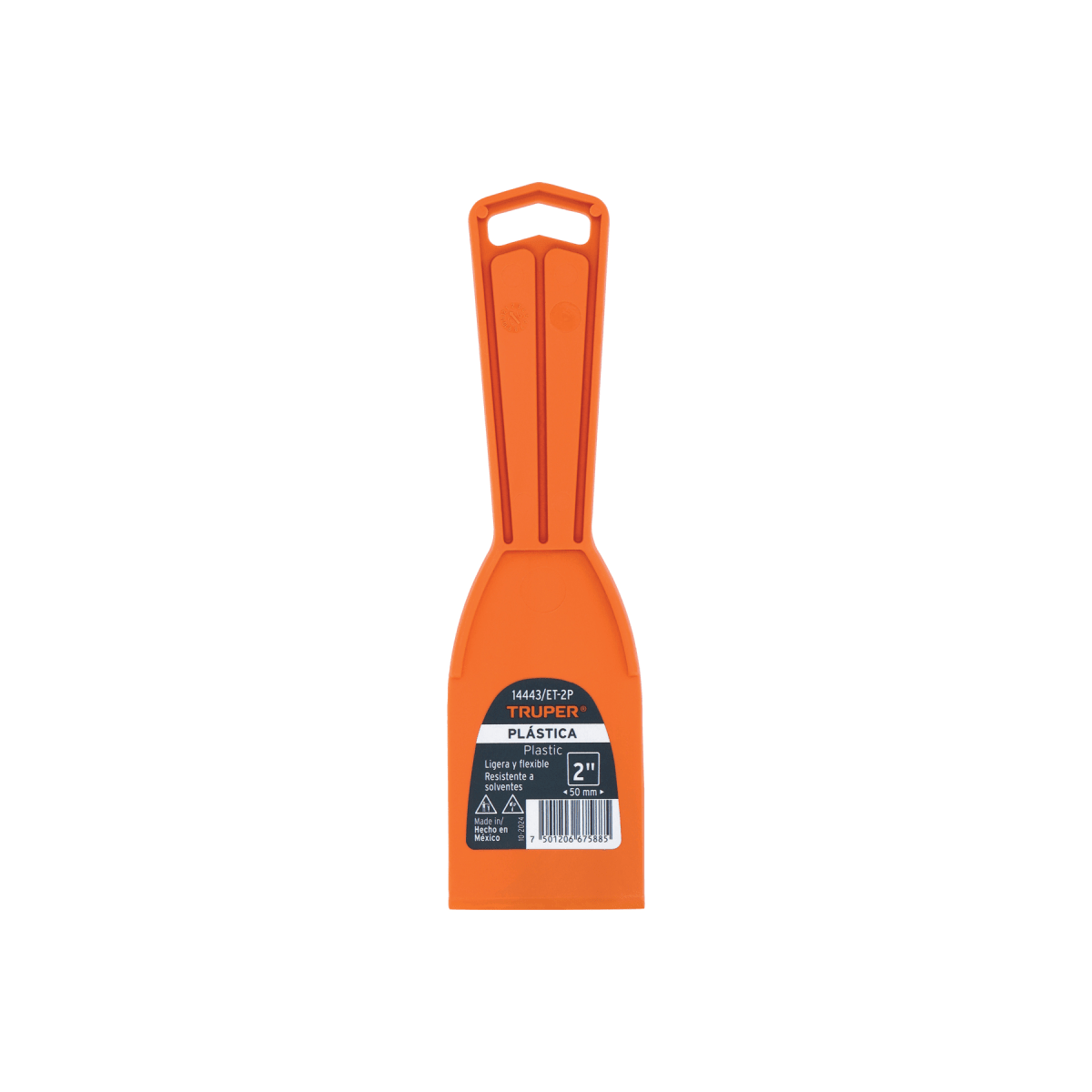 ESPATULA PLASTICA 2' FLEXIBLE TRUPER ET-2P1