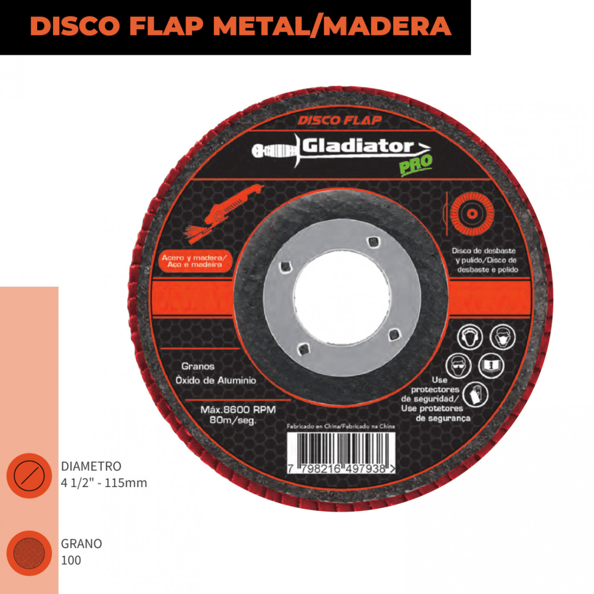 DISCO FLAP 4.1/2