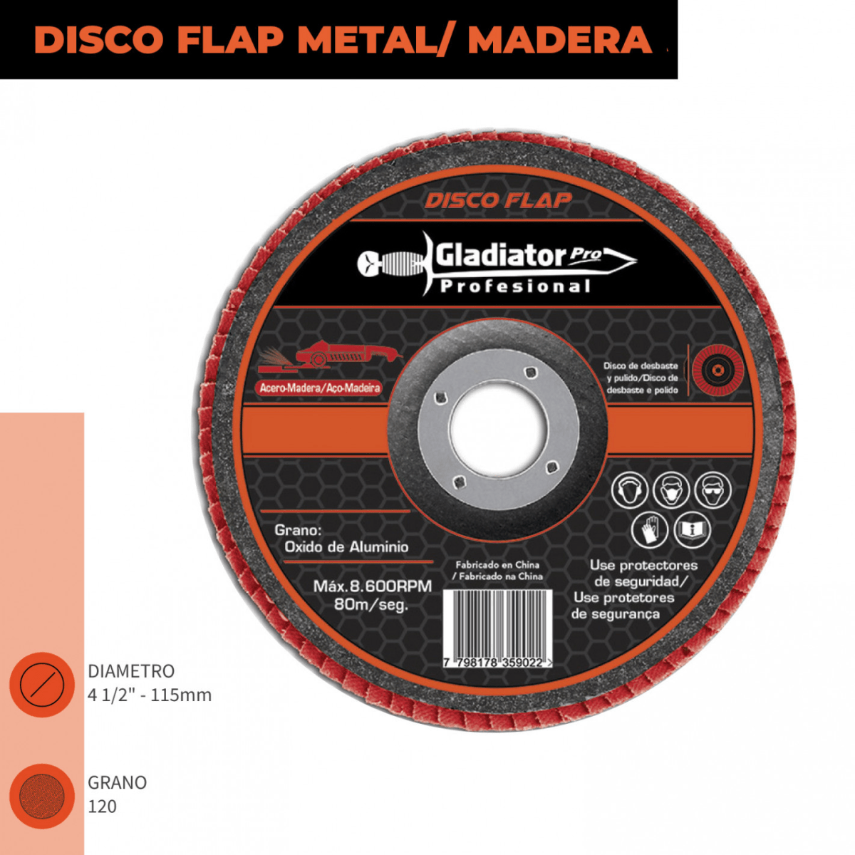 DISCO FLAP 4.1/2