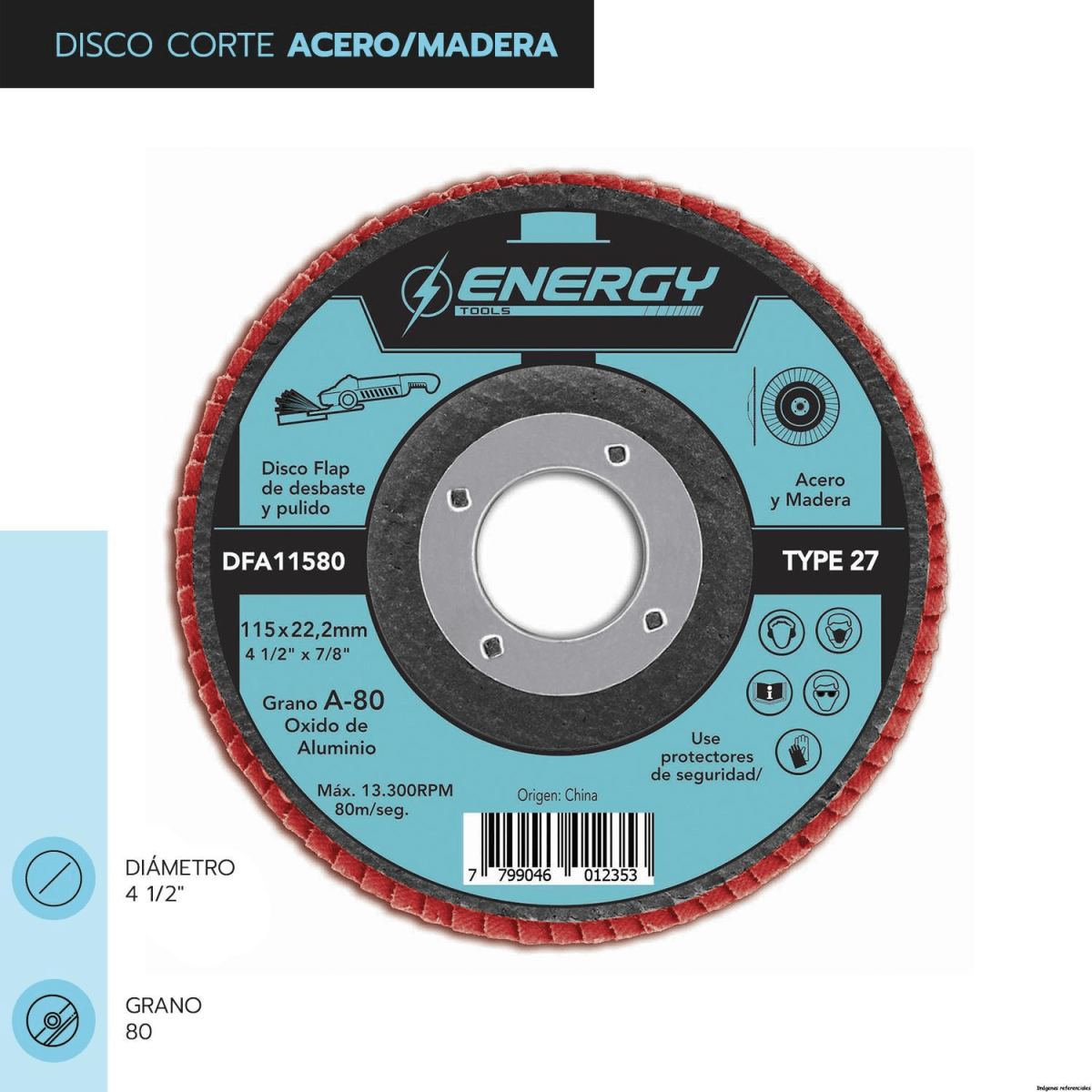 DISCO FLAP 4.1/2