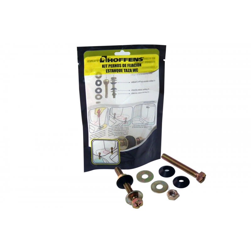 KIT PERNOS DE FIJACION ESTANQUE TAZA WC HOFFENS (62622)1