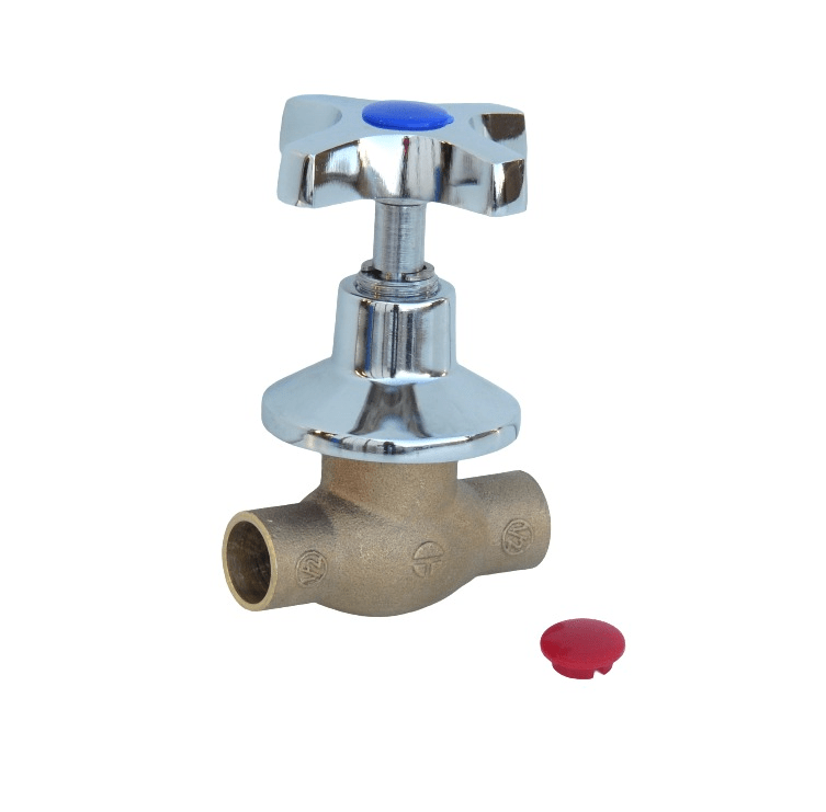 LLAVE PASO SO-SO C/CAMPANA MAN.CRUZ 1/2 BRONCE1