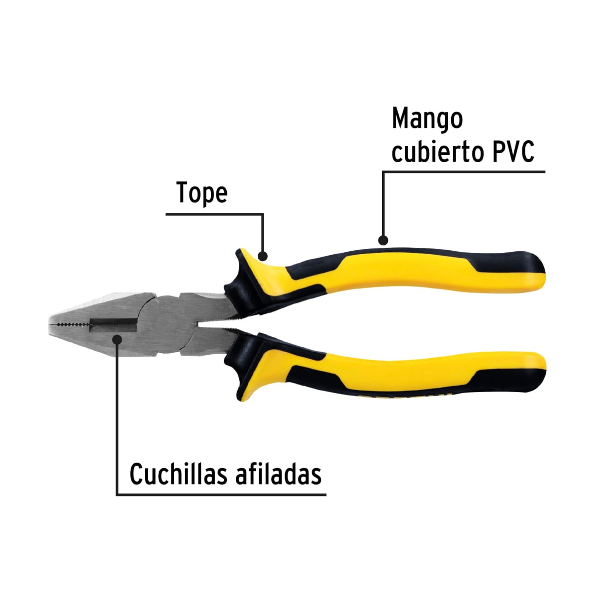 ALICATE ELECTRICISTA 8' PRETUL #226743