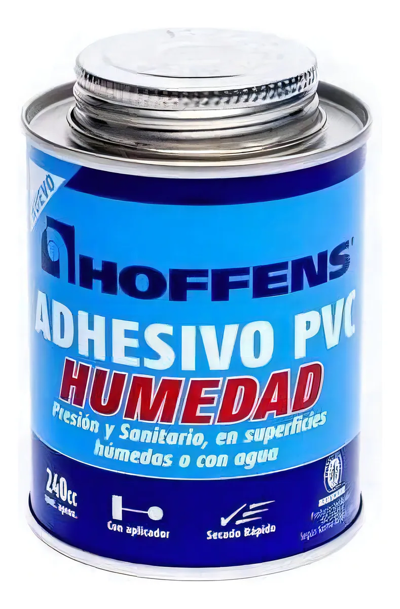 ADHESIVO PVC HUMEDO 240CC HOFFENS (50039)1