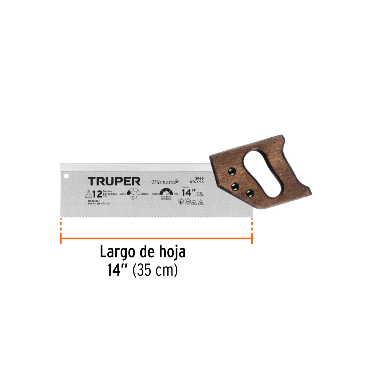 SERRUCHO COSTILLA TRUPER 14' STCX-143