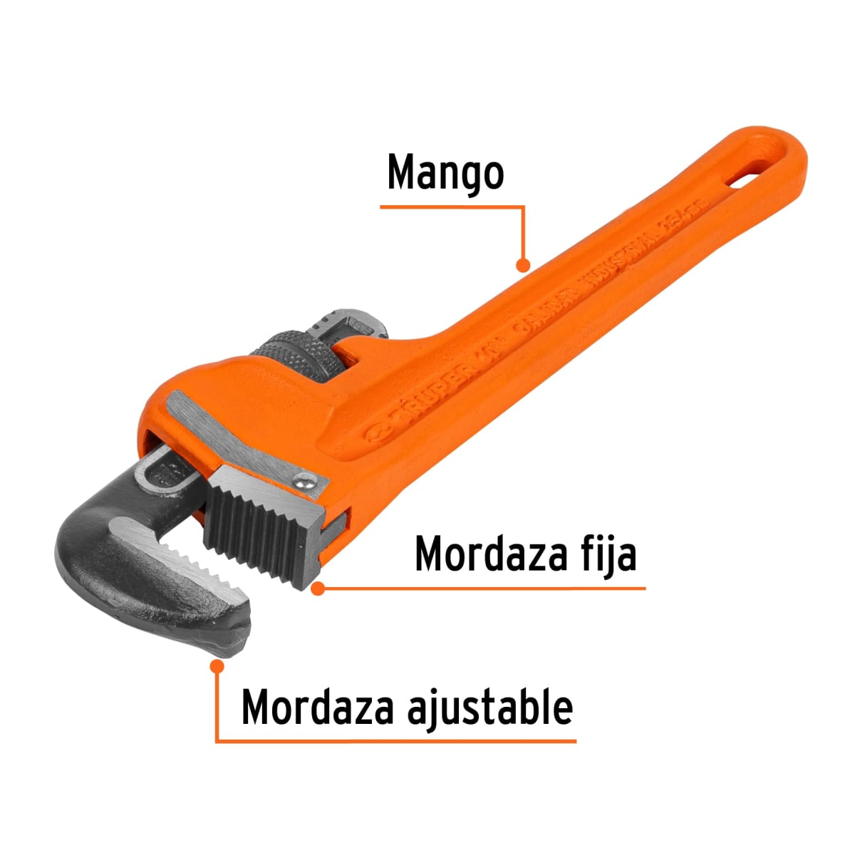 LLAVE STILLSON 10 TRUPER #158363