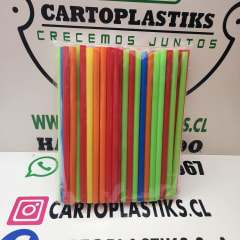 BOMBILLA PLASTICA COLORES 8MM 100UN 0