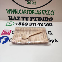CUCHARITA MADERA 100UN