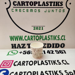 VASO POLIPAPEL 4OZ DARNELNATURALS DISEÑO