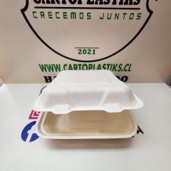 PORTACOMIDAS BAGASSE 750ML (CT-3)