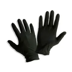 GUANTE NITRILO NEGRO S