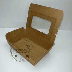 CAJA KRAFT VENTANA 500ML 2