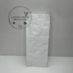 SACO BLANCO 1/2 CUBIERTO 100UN