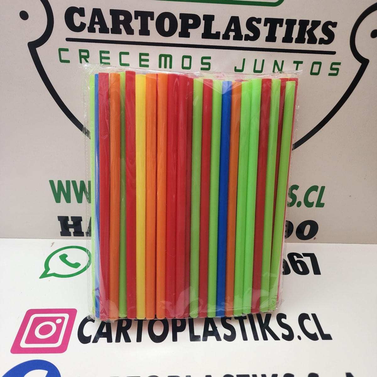 BOMBILLA PLASTICA COLORES 8MM 100UN1