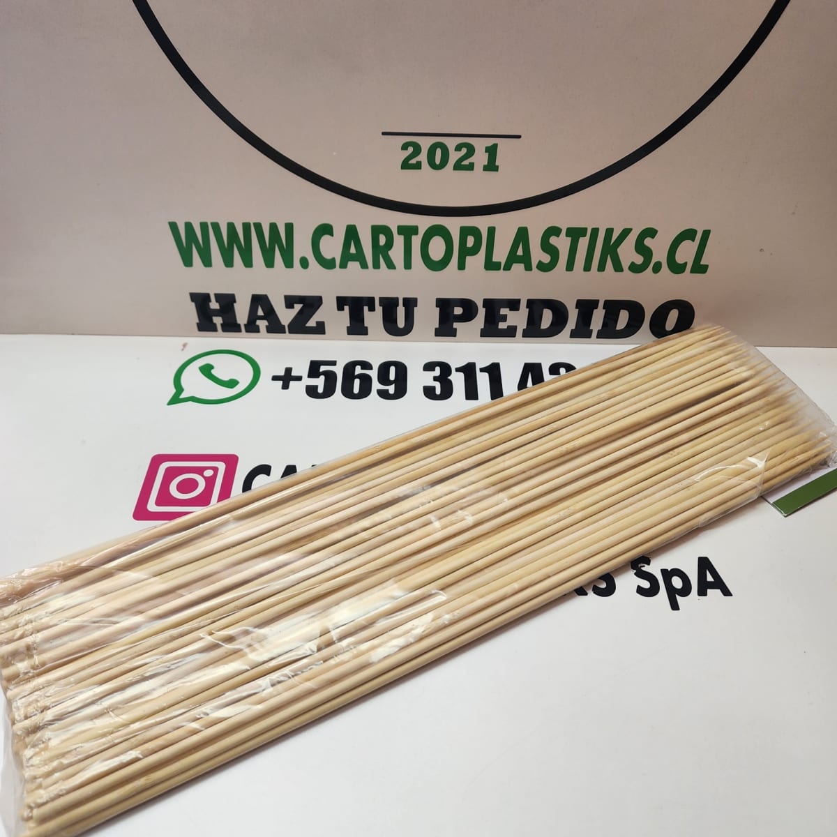 BROCHETA PRAHA 40CM 100UN1