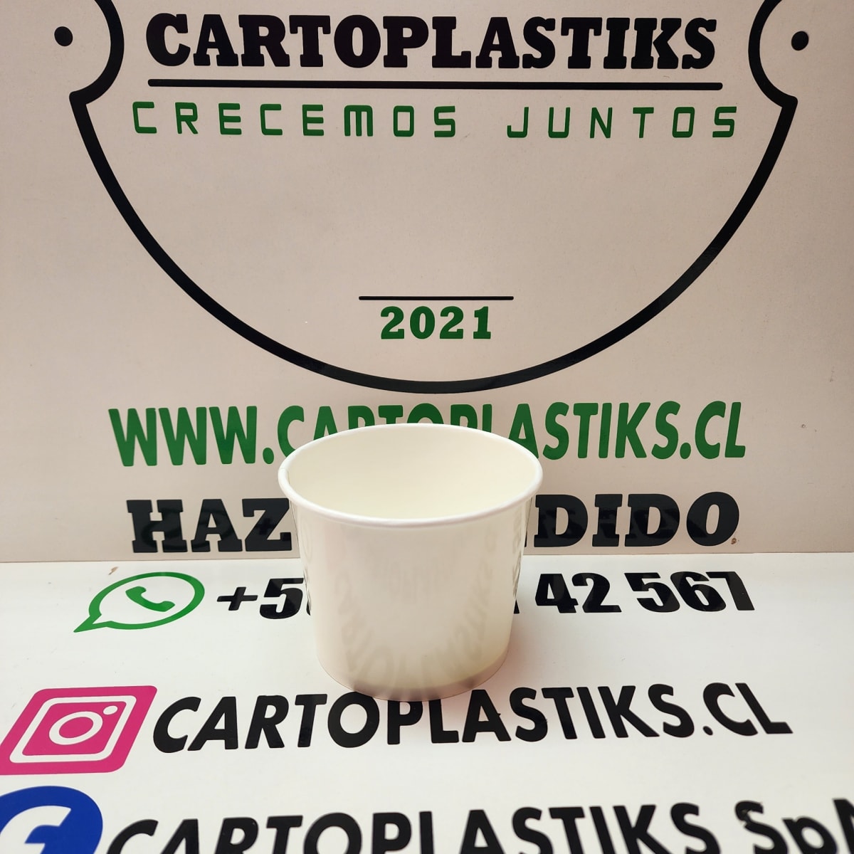 POTE DE POLIPAPEL HELADO 12OZ1