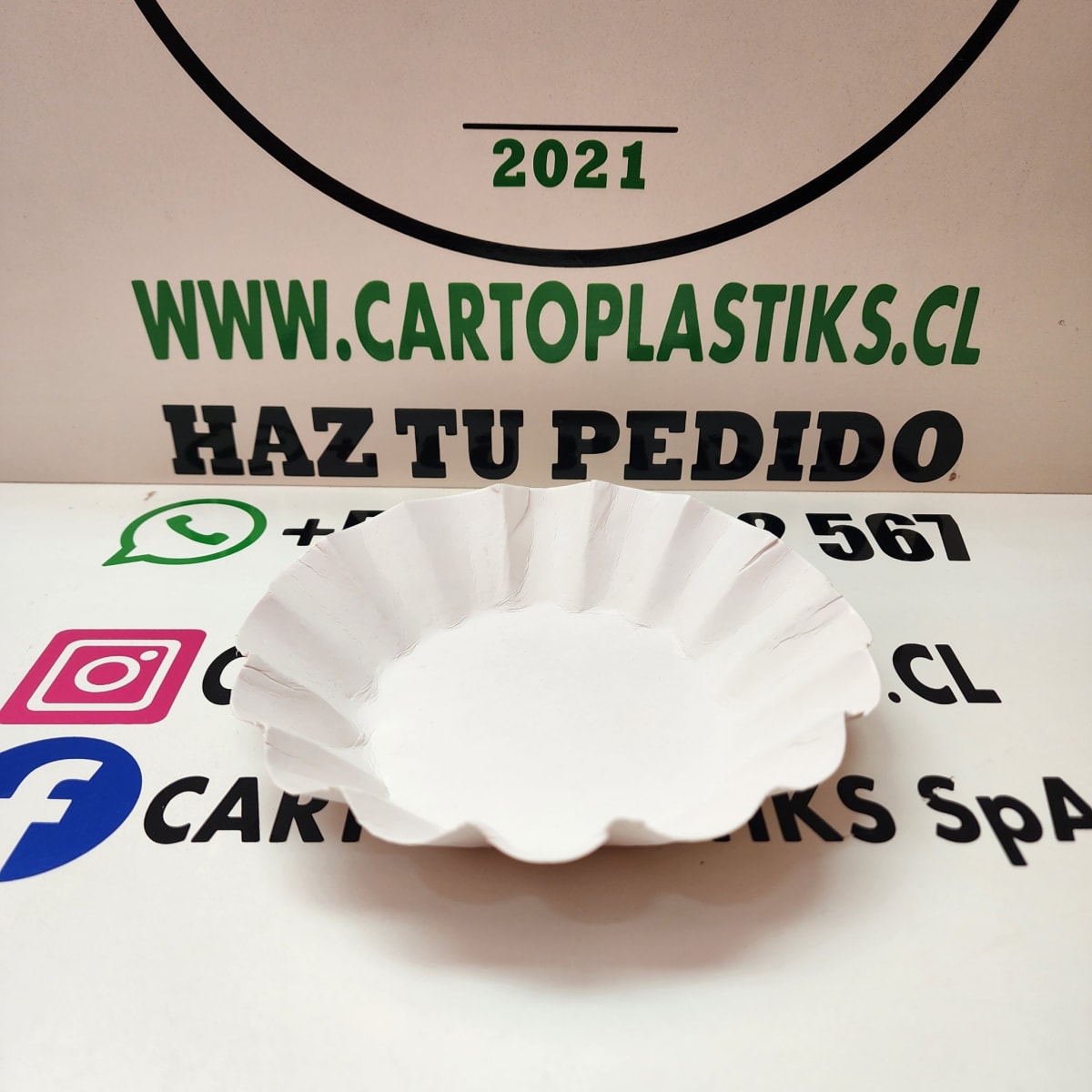 CANASTO CARTON 18 CMS. 100UN1